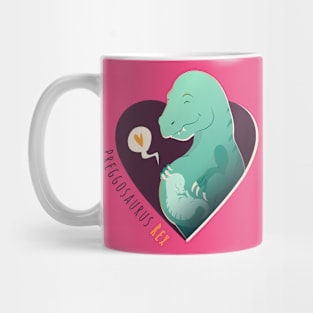 PREGGOSAURUS REX FUNNY PREGNANCY Mug